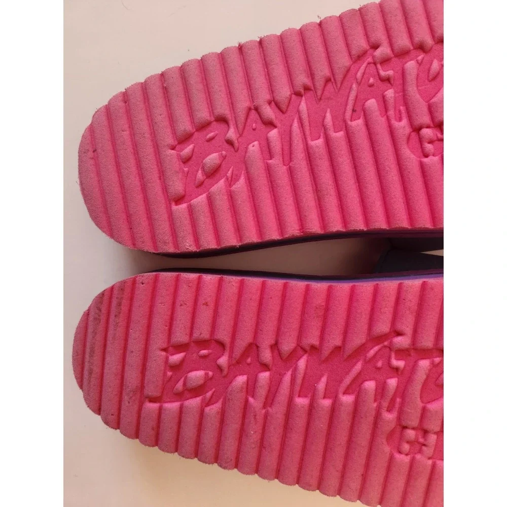 Vtg Baywatch Gear Slides Sandals Flip Flops Womens Neon Purple Pink Blue 1995